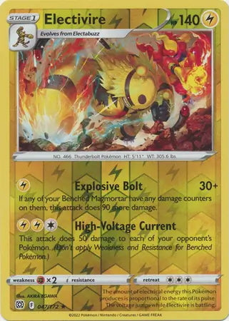 Brilliant Stars Electivire #47/172 reverse holo